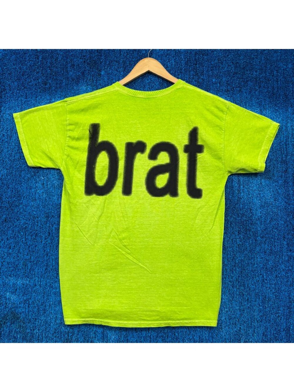 Charli XCX Brat Popstar Green T-Shirt Size Large